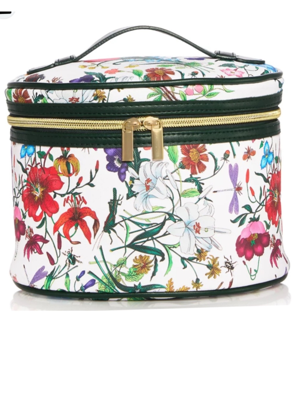 Bloomingdale’s floral cosmetic case